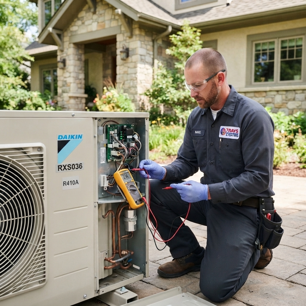 Residential AC & Heating Services - 7 DAYS Air Conditioning & Heating